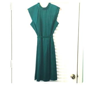 Antonio Melani Kelly Green Silk Dress